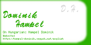 dominik hampel business card